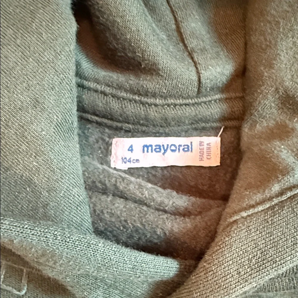 Mayoral Dark Green Kids' Sports Hoodie